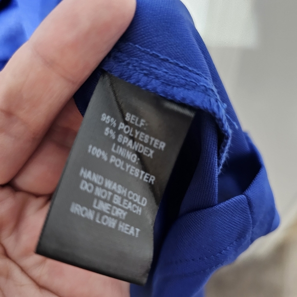 Lulus “Just Us” Royal Blue Skater Dress – Size M - Picture 8 of 10